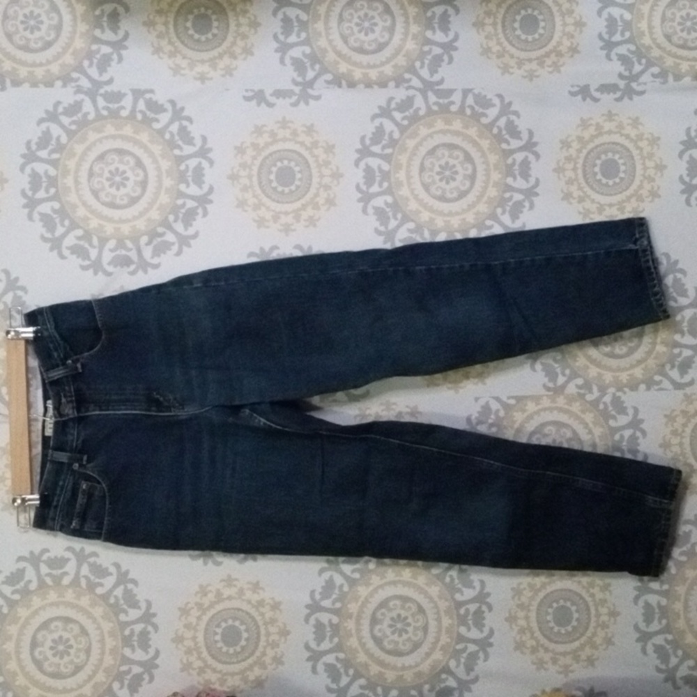 Vintage L.L. Bean jean dark wash high rise relaxed leg 26"